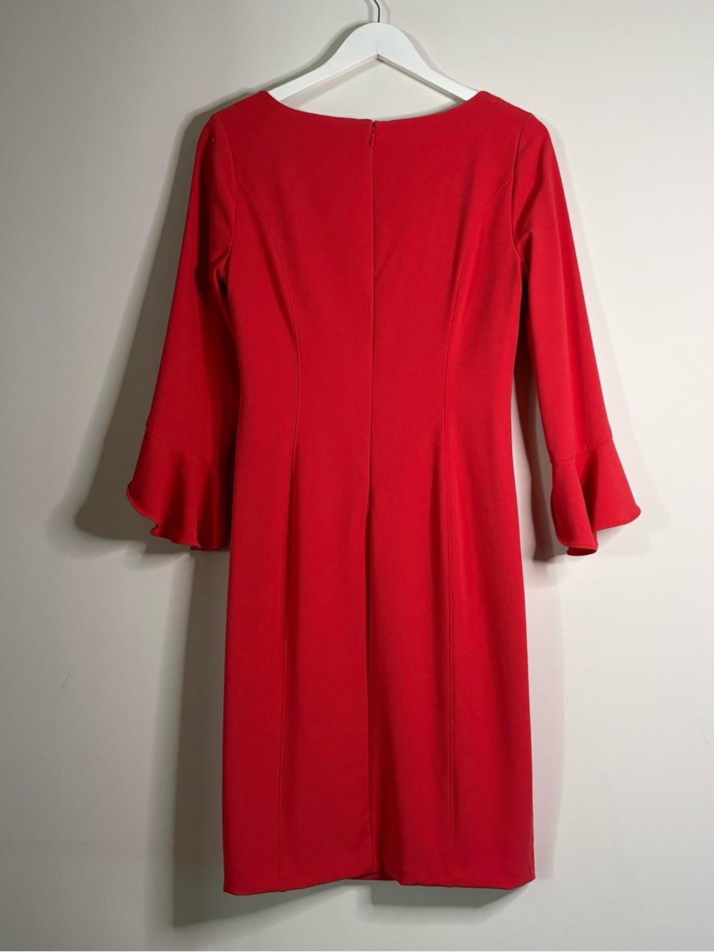 NWOT WHBM Body-Perfecting Flutter Sleeve Dress Fits as Sz 6 - Picture 4 of 12